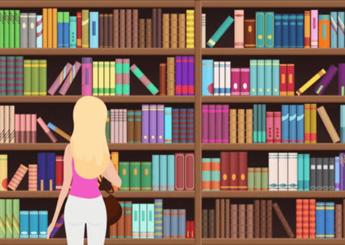 Plavusha vo biblioteka