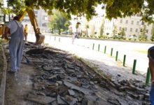 реконструкцијата на пешачките и велосипедски патеки на булеварот „Гоце Делчев“
