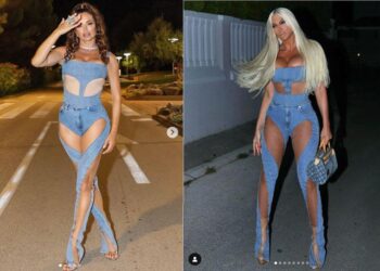 Северина и Карлеуша во ист провокативен костим