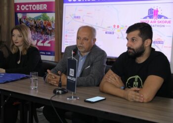 Прес конференција на Виз Ер Скопски маратон: Во недела стартува 18то издание на Виз Ер Скопски маратон, стартот и целта на добро позната локација