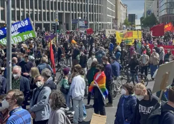 протести во Берлин