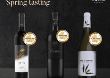 Винаријата Стоби се закити со три златни медали и специјалната награда „Best of show“ на престижниот вински натпревар „Mundus Vini“ 2023 година