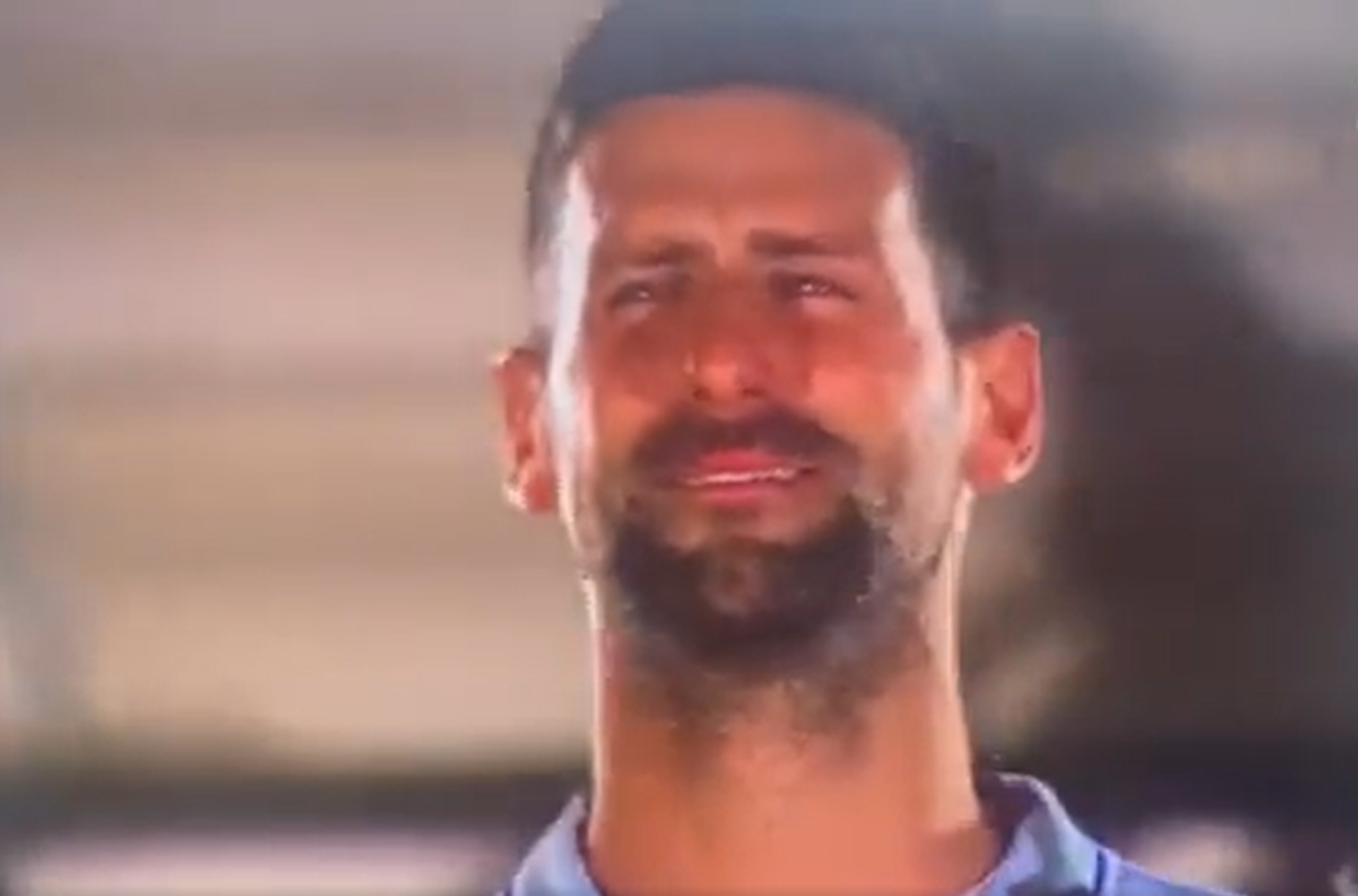 Novak Gokovik zaplaka na prechekot vo negovata Srbija scaled