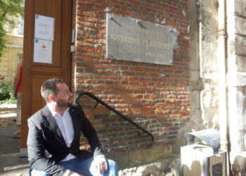 Стефан Марковски на книжевна резиденција во Руен, Франција