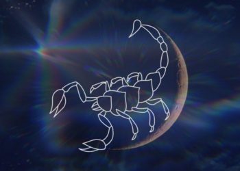 Млада месечина во скорпија