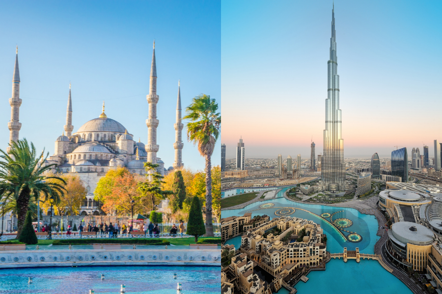 Turtsija i Dubai