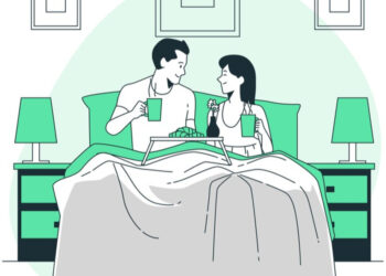 Маж и жена во кревет