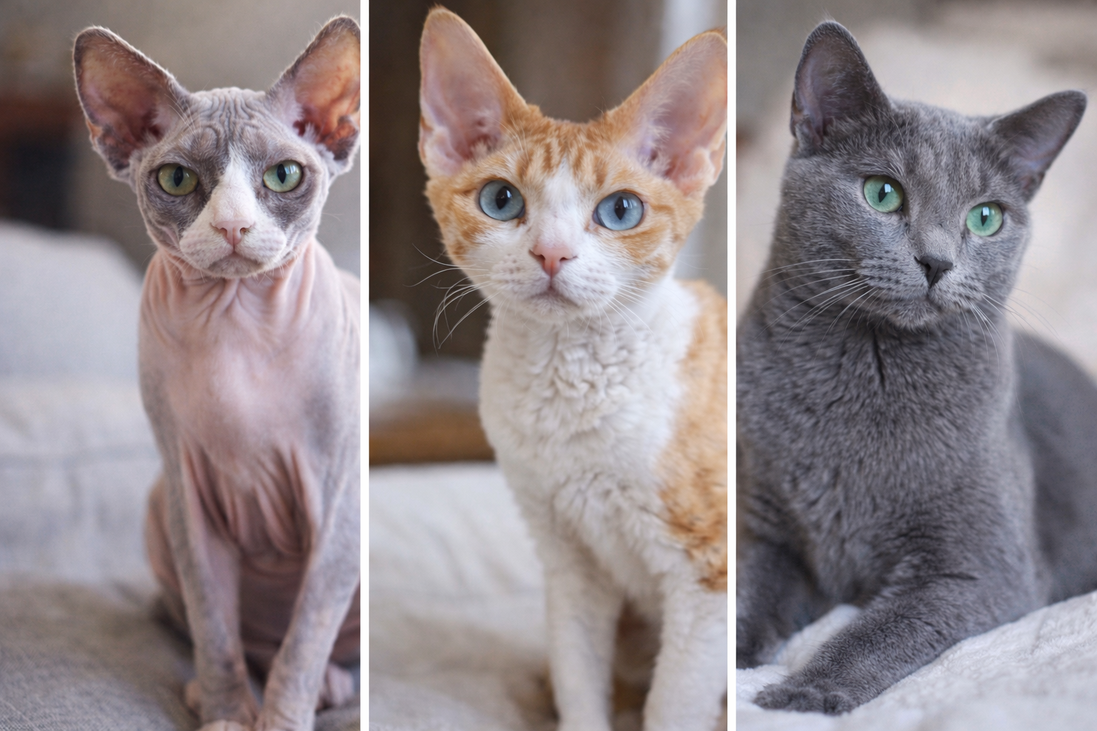 3 раси на мачки што речиси не пуштаат влакна